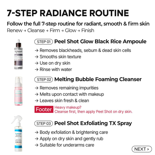 Dr. Melaxin 7-Step Radiance Routine — Complete K-Beauty Skincare Set